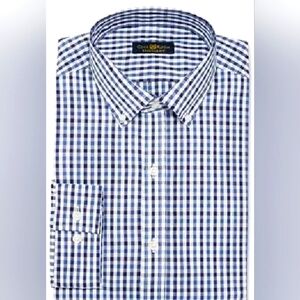 Club Room Blue Checkered Men's Shirt 16